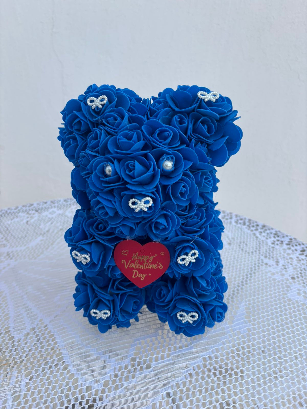 Blue Rose Bear