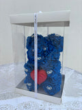 Blue Rose Bear