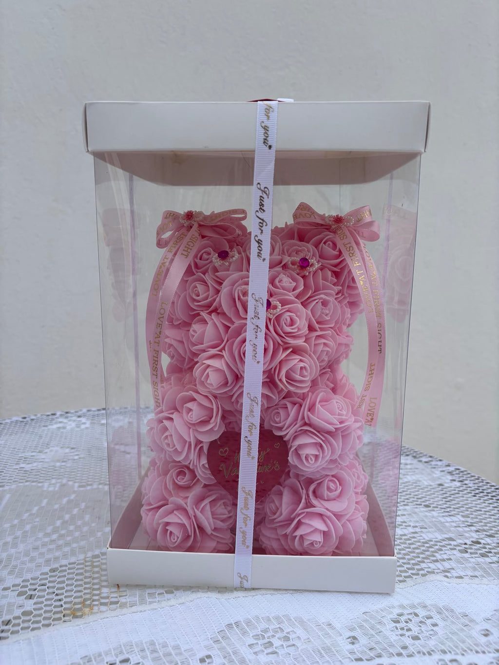 Pink Rose Bear
