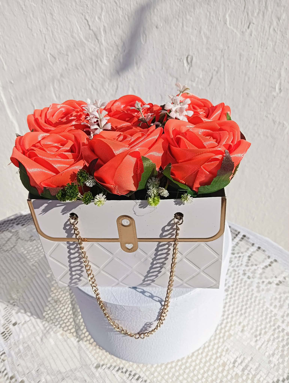 Luxury Rose Handbag
