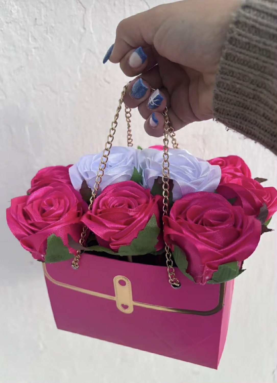 Pink Diamond Rose Bag