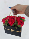 Midnight Rose Handbag