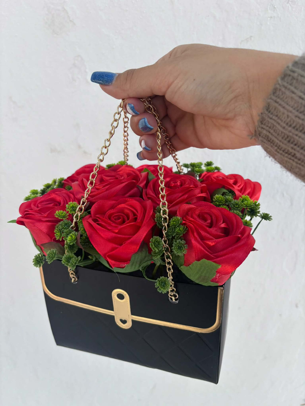 Midnight Rose Handbag
