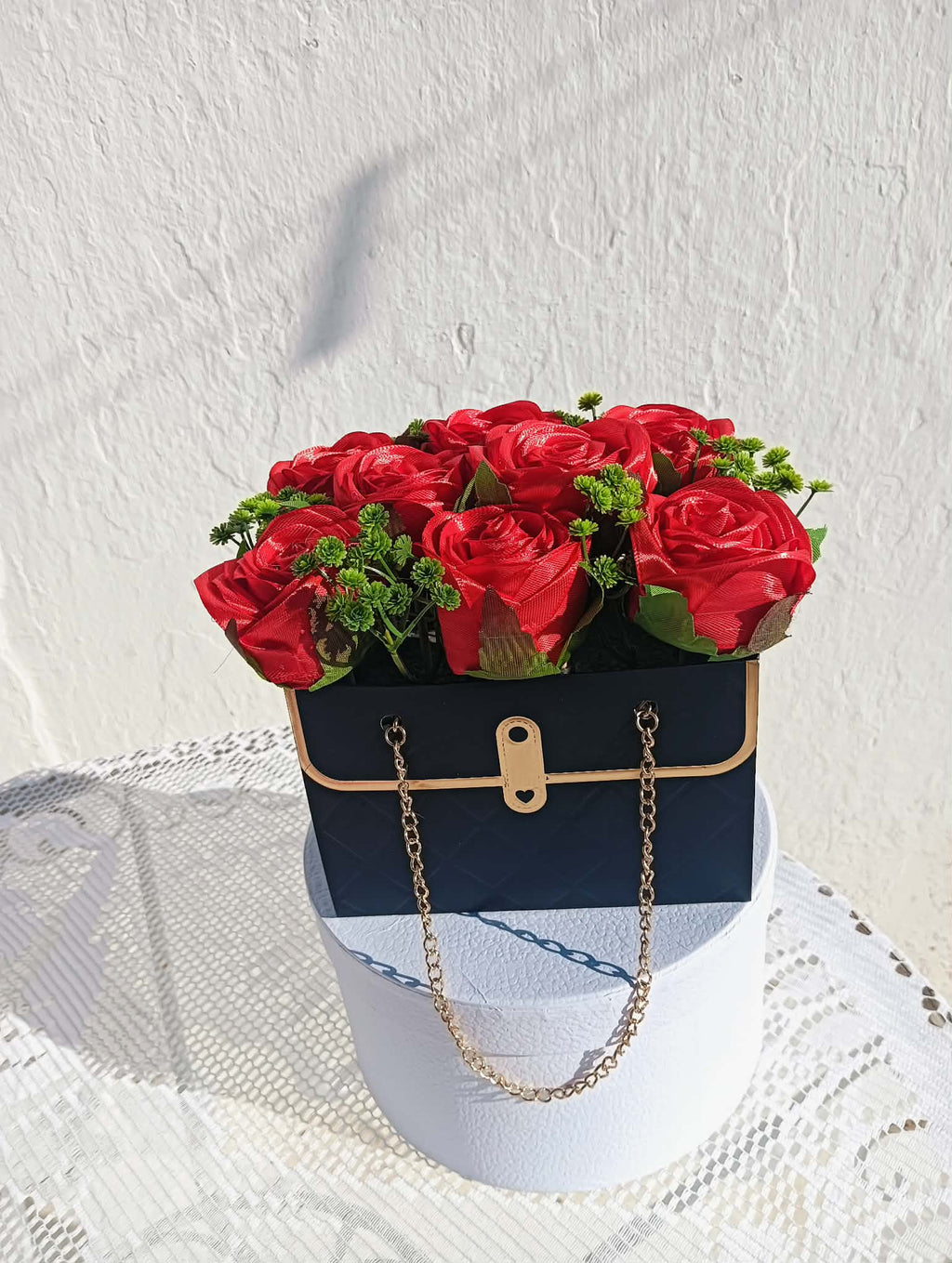 Midnight Rose Handbag