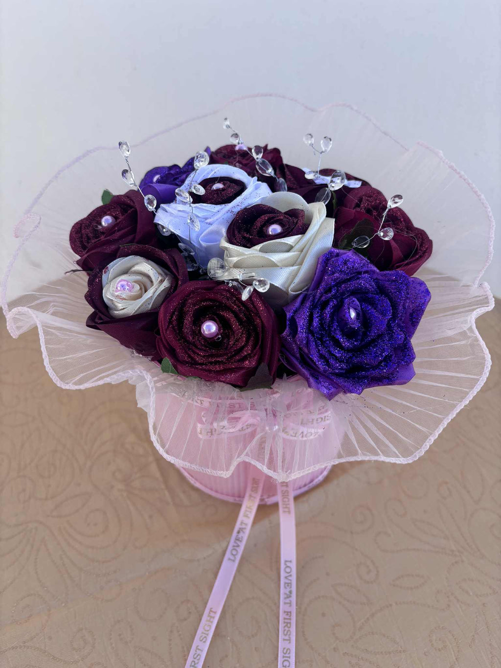Midnight Amethyst Bloom Box