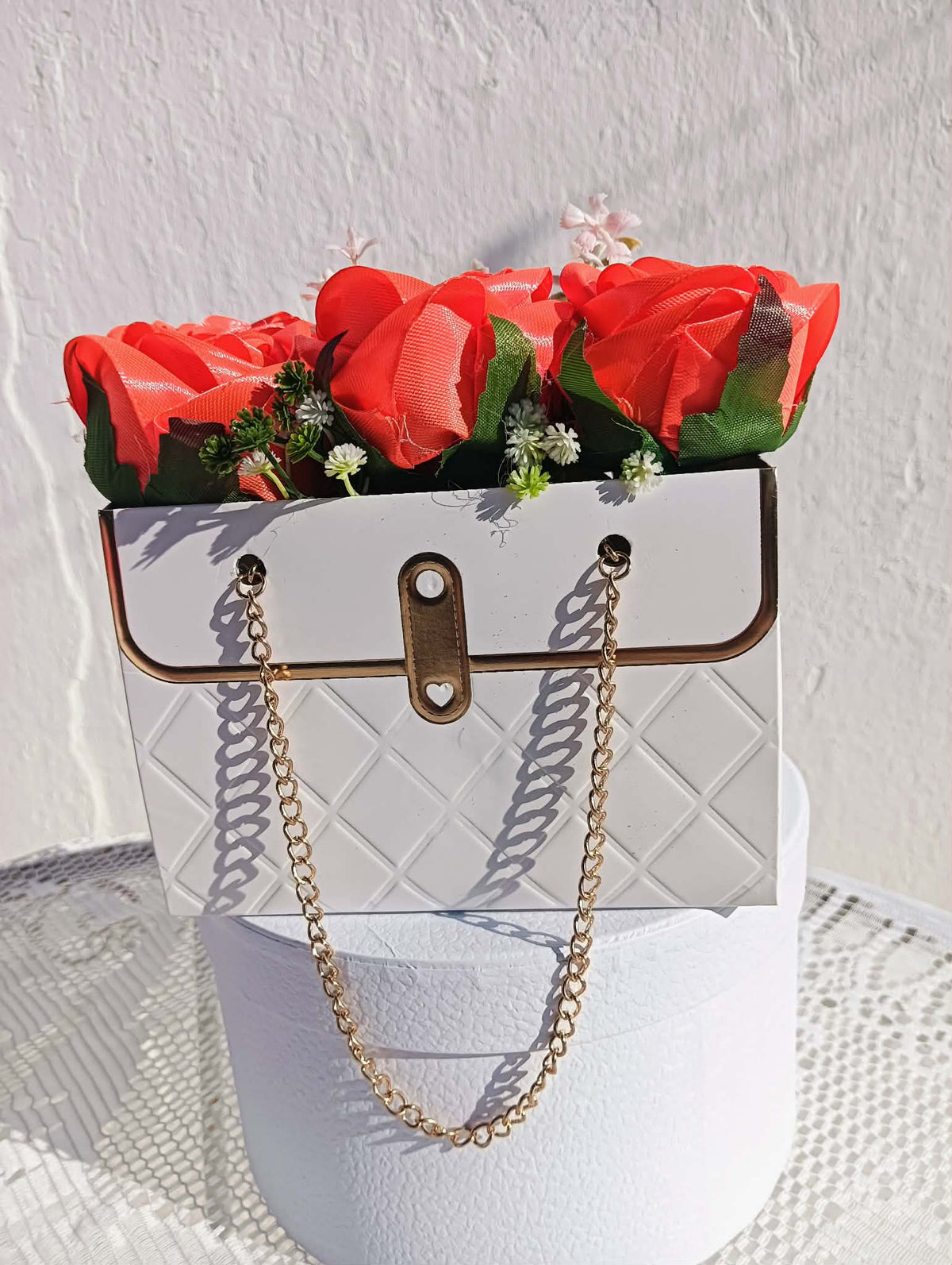 Luxury Rose Handbag