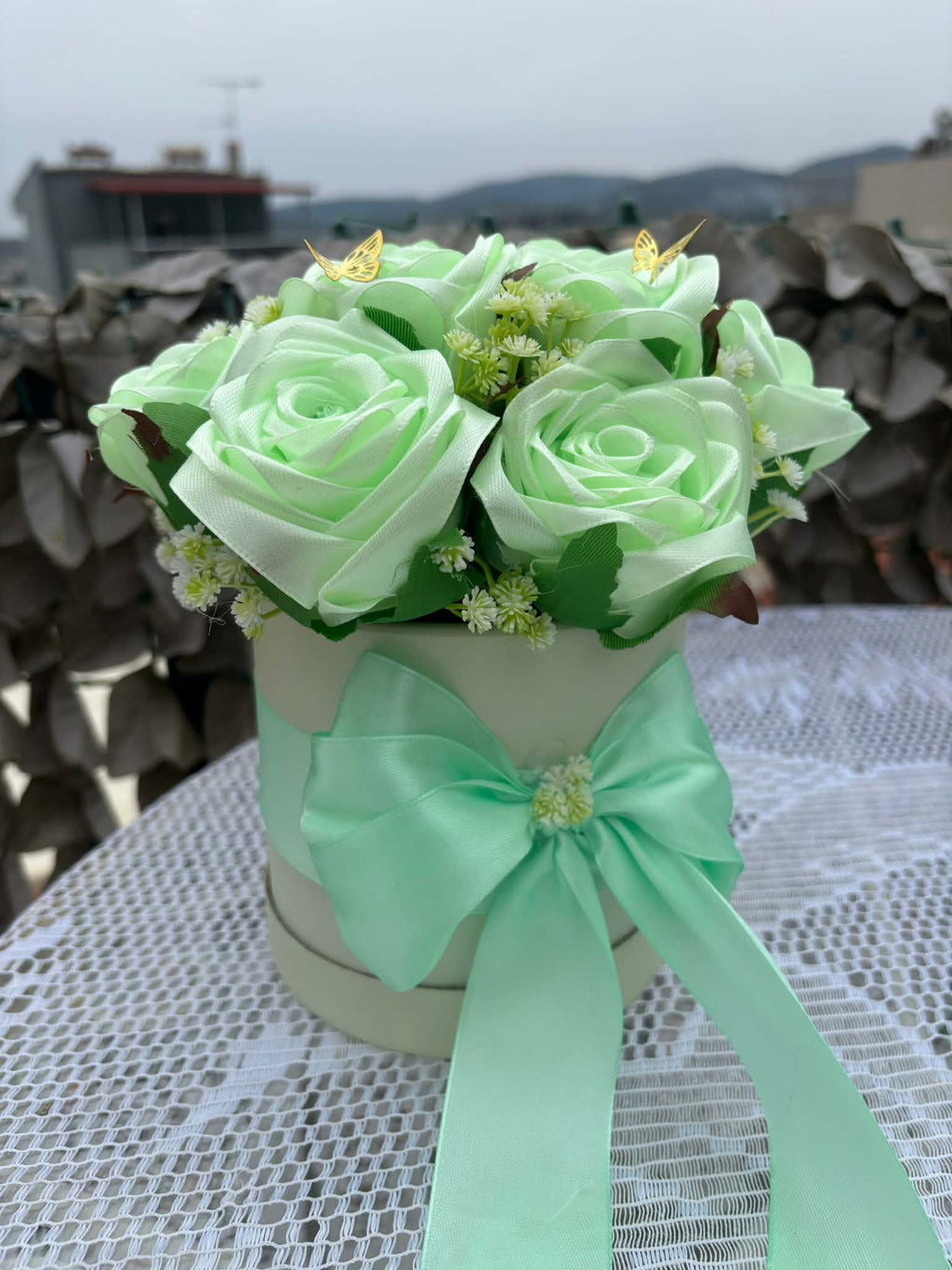 Mint Butterfly Roses