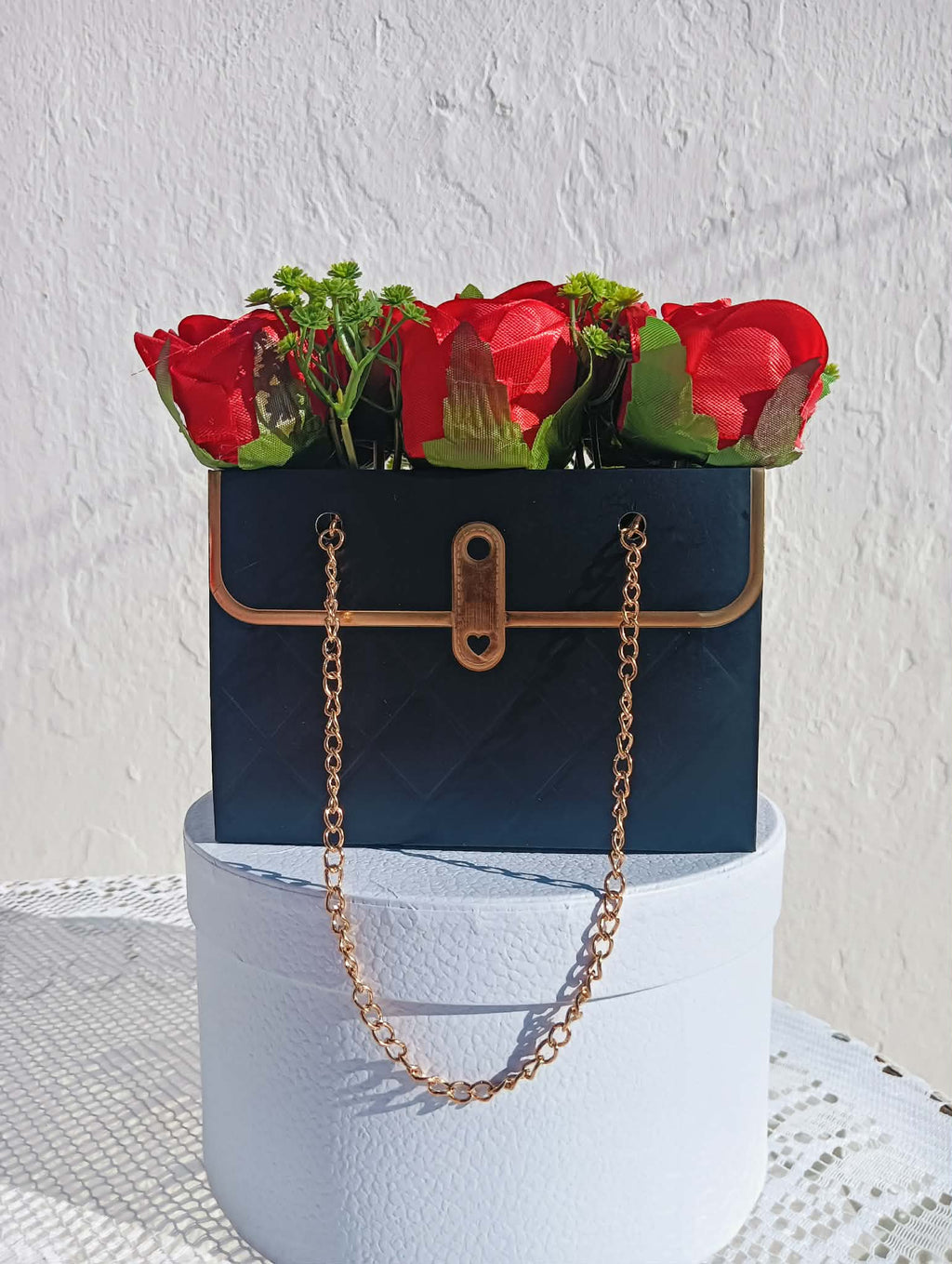 Midnight Rose Handbag