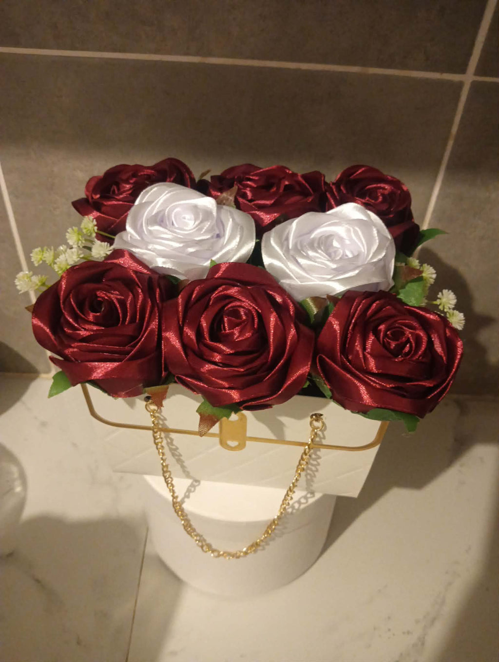 Ruby Elegance Rose Bag