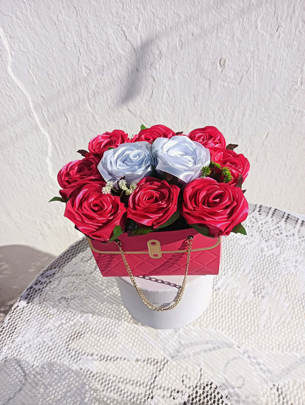 Pink Diamond Rose Bag