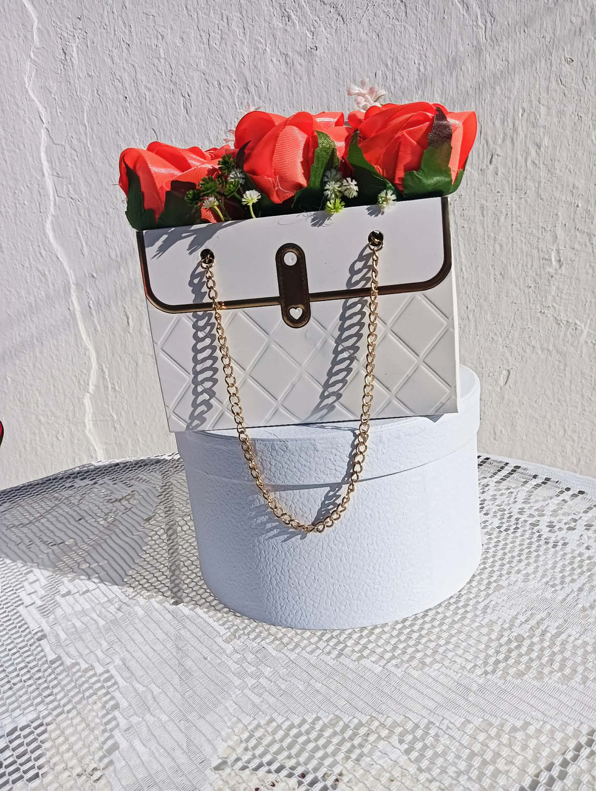 Luxury Rose Handbag