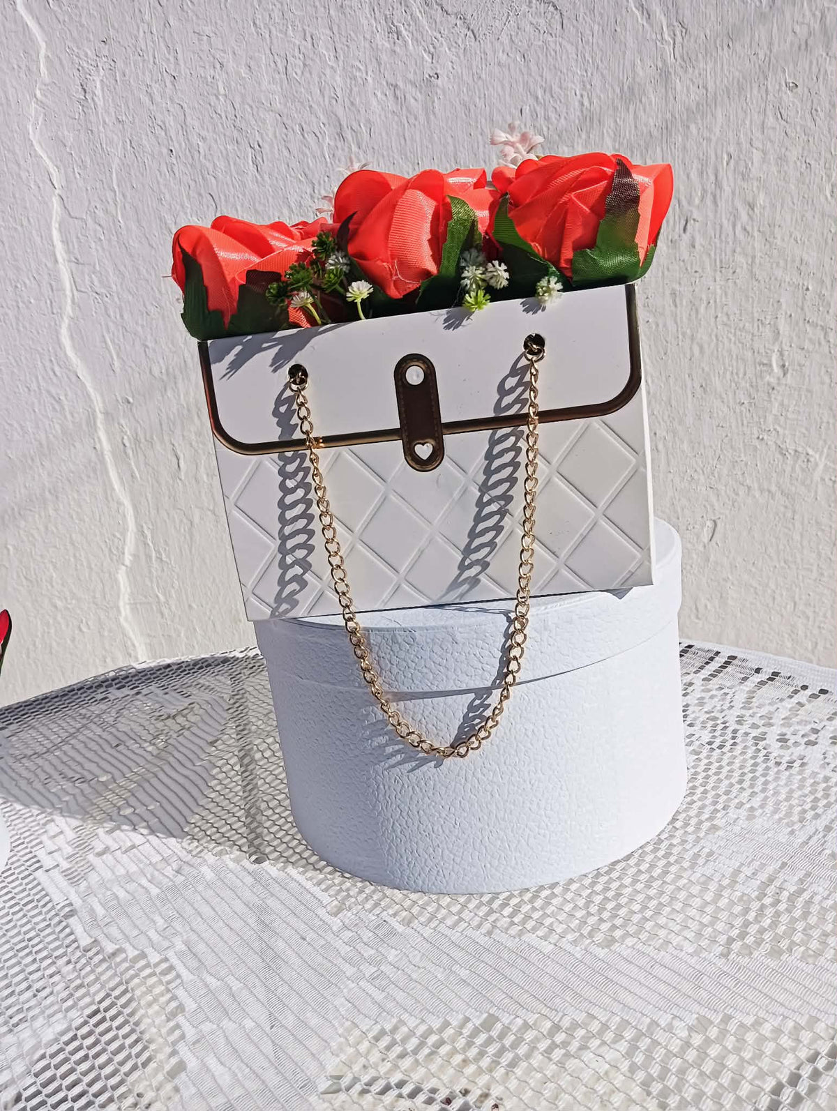 Luxury Rose Handbag
