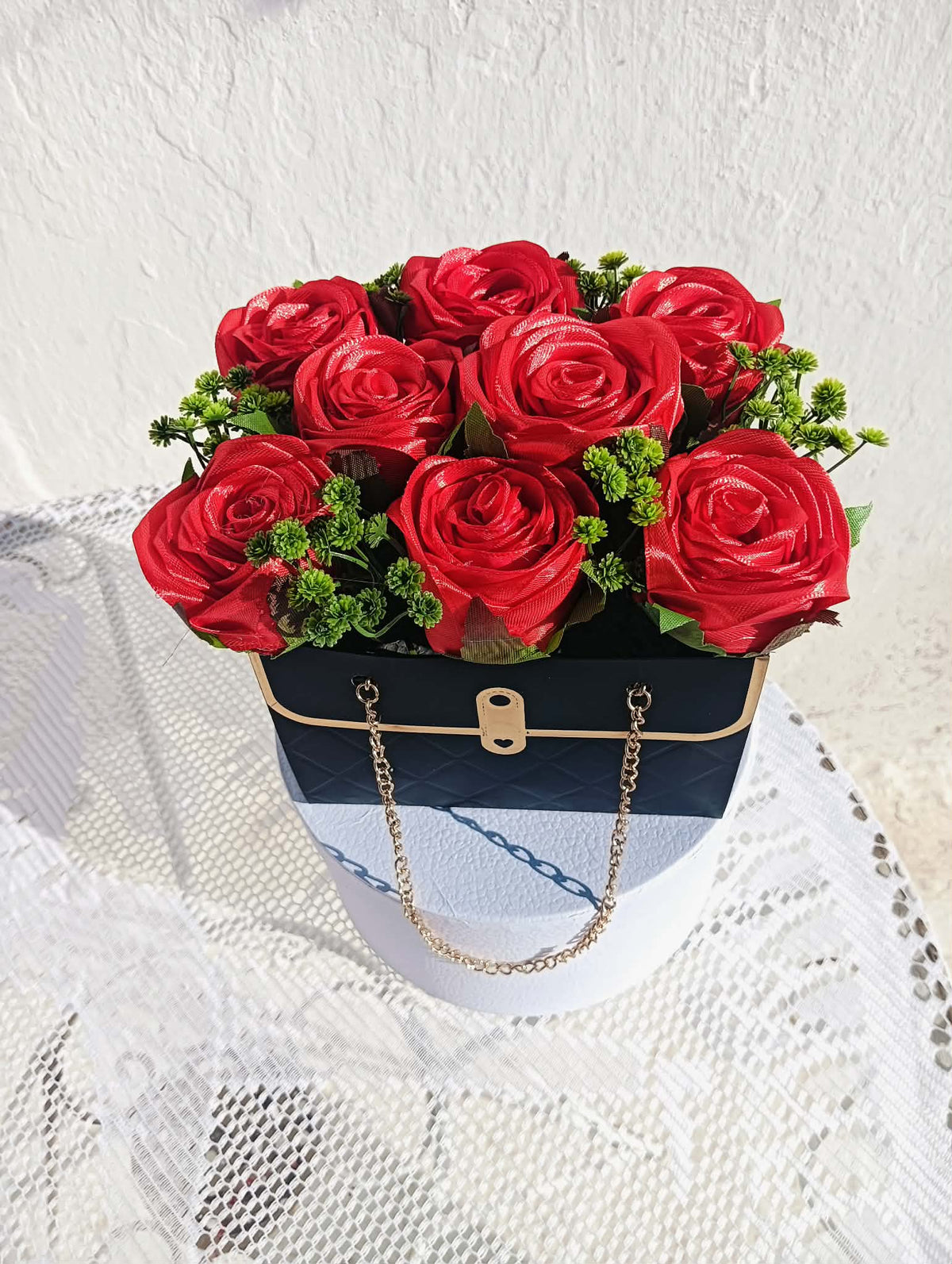 Midnight Rose Handbag