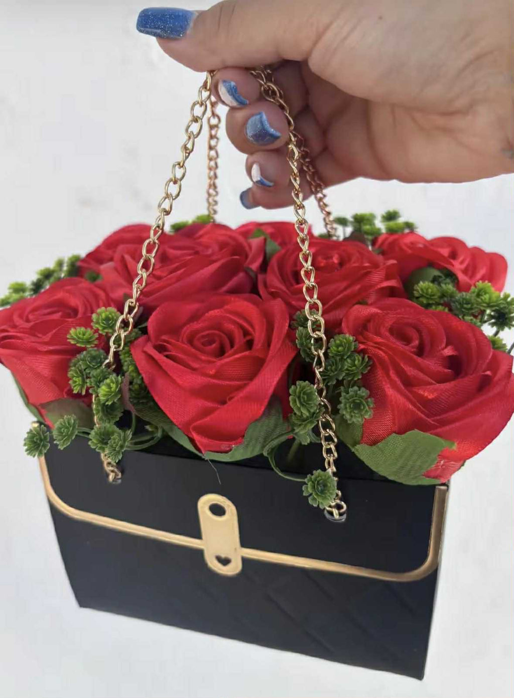 Midnight Rose Handbag