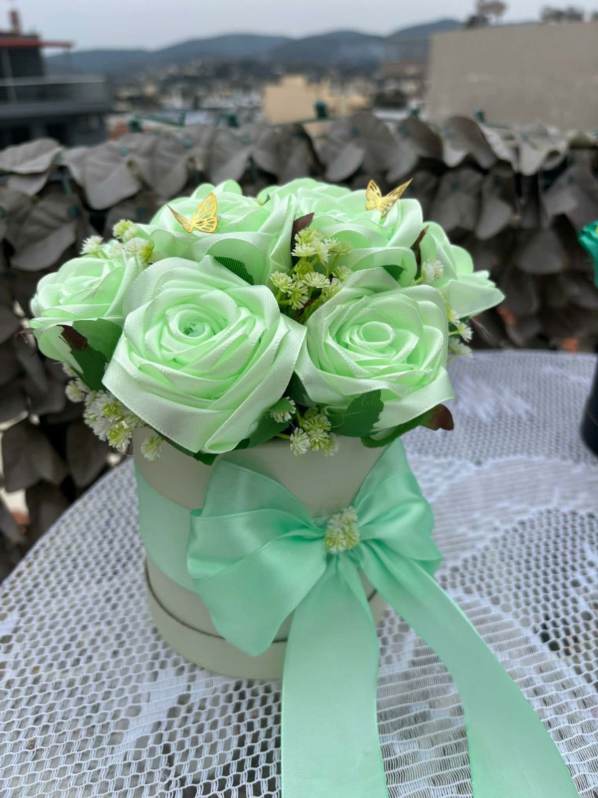 Mint Butterfly Roses