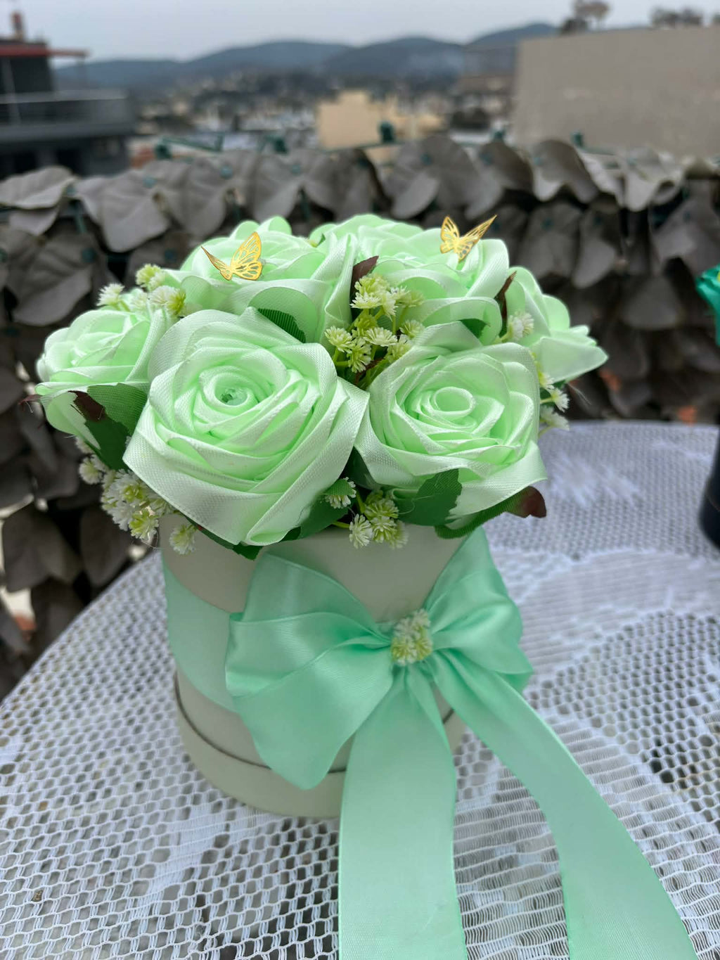 Mint Butterfly Roses